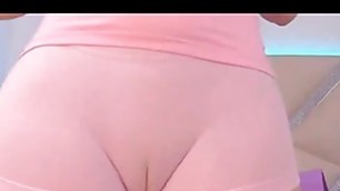 Perfect wife pussy cameltoe playing for me