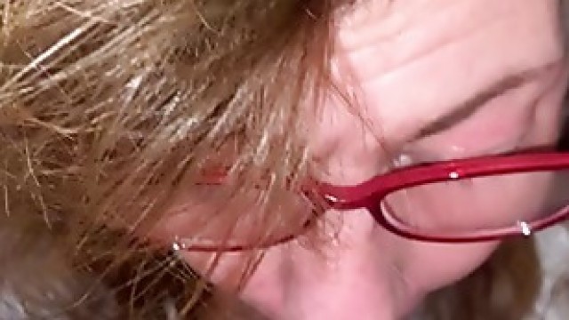 Glasses Milf POV Blowjob