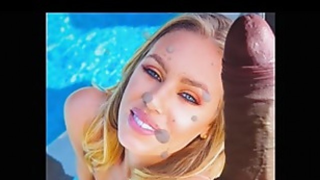 Nicole Aniston cum tribute facial