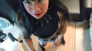 Asia in Black & White Club Dress 2