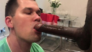 bbc put his friend to suck his big dick