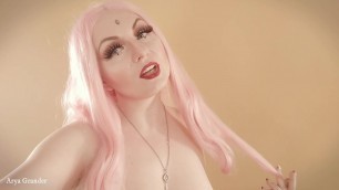 Gentle FemDom POV, selfie backstage video