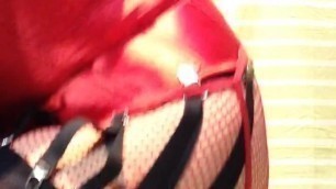 Sissy red bitch slut fuking