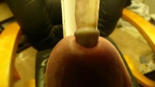 POV insertion plug realist fuck my cock zoom