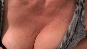 AuntJudysXXX - Busty 57yo Ms. Molly Sucks your Cock & lets you Fuck her in the Kitchen