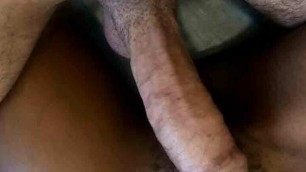 ebony hairy pussy for big white cock