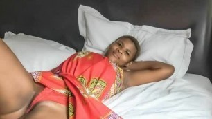 Traditional African in Dress Spreads Pussy In Model Audition