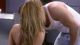 Horny chick gets fucked by her boyfriend in the locker room