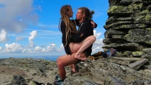 Sex on a Mountain Top in Norway - RosenlundX