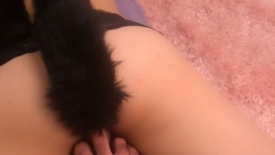 BUNNY has 2 ORGASMS while getting FUCKED + some unintentional QUEEFING? Oops! - MyLoveBunny